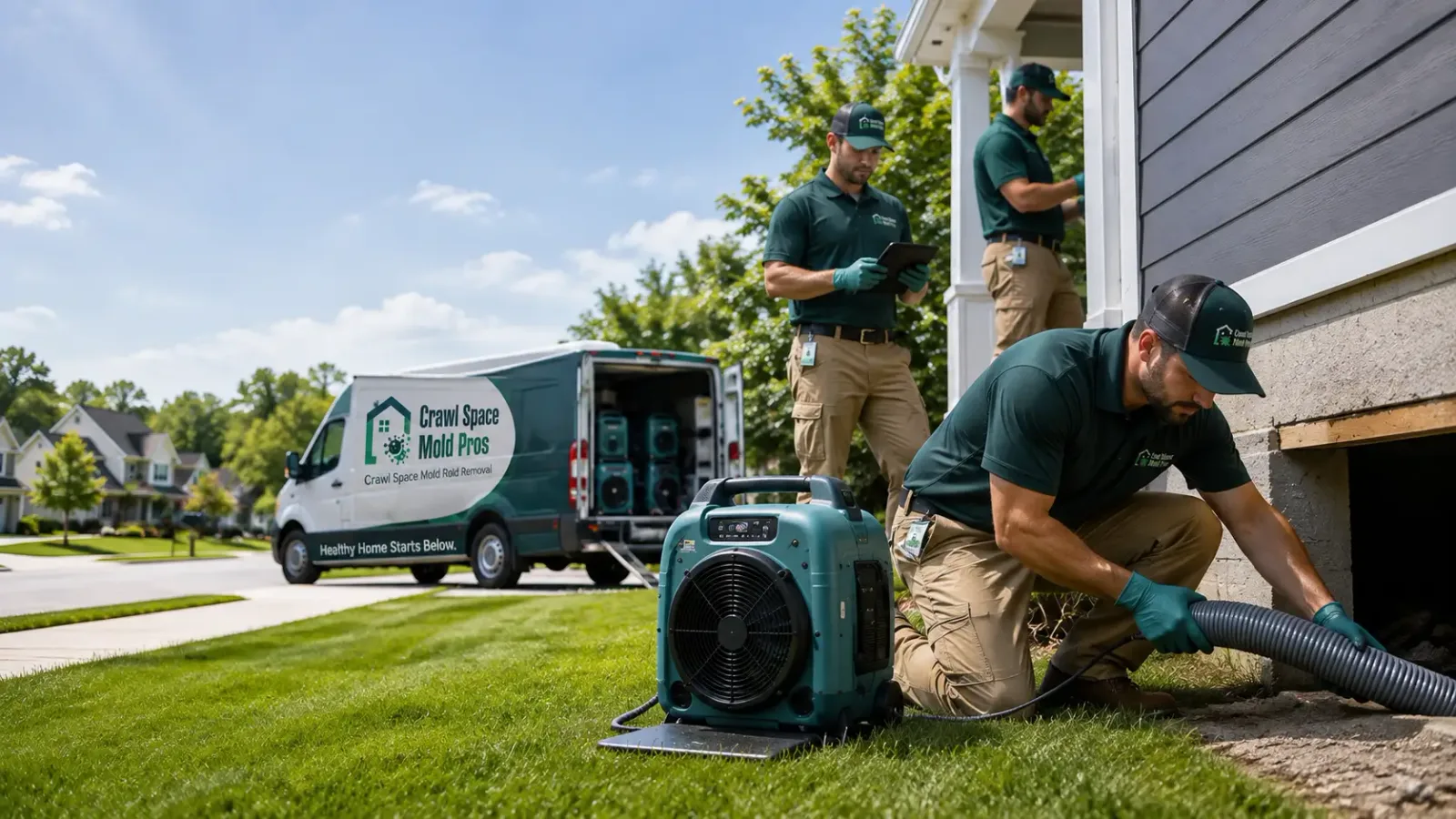 Crawl Space Mold Removal in Dendron, VA